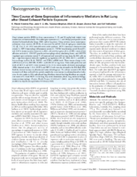 Time Course of Gene Expression of Inflammatory Mediators in Rat Lung after Diesel Exhaust Particle Exposure
