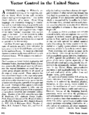 Vector control in the United States