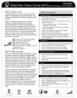 20092010 India  NorthEast Region Global Adult Tobacco Survey GATS Fact Sheet