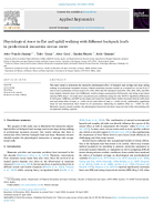 Physiological stress in flat and uphill walking with different backpack loads in professional mountain rescue crews