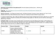 Marketing and Recruitment for the National DPP November National Diabetes Month Resources