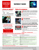 Advertencia de peligro Vapores y gases 2016