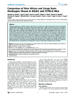 Comparison of West African and Congo Basin Monkeypox Viruses in BALBc and C57BL6 Mice