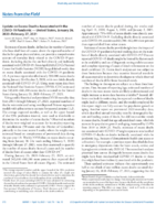 Notes From the Field Update on Excess Deaths Associated with the COVID19 Pandemic  United States January 26 2020February 27 2021