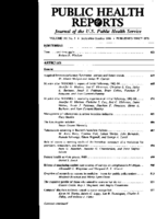 Public Health Rep  v 101 no 5  table of contents
