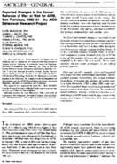 Reported changes in the sexual behavior of men at risk for AIDS San Francisco 198284the AIDS Behavioral Research Project