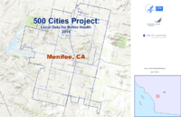500 Cities Project Local Data for Better Health 2014 Menifee CA