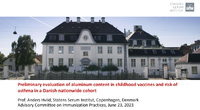 Preliminary evaluation of aluminum content in childhood vaccines and risk of asthma in a Danish nationwide cohort