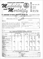 Morbidity and Mortality Weekly Report Vol 14 No 18 week ending May 8 1965