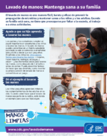 Lavado de manos mantenga sana a su familia