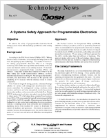 Technology News 477 A Systems Safety Approach for Programmable Electronics