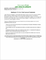 Washington DC area postexposure prophylaxis