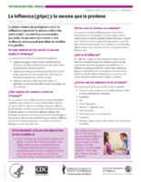 La influenza gripe y la vacuna que la previene