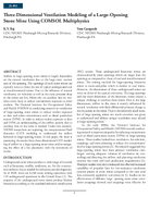 ThreeDimensional Ventilation Modeling of a LargeOpening Stone Mine Using COMSOL Multiphysics