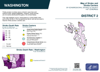WA Congressional District 02 Stroke and Stroke Centers Map 119th Congress