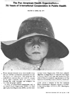 The Pan American Health Organization75 Years Of International Cooperation In Public Health
