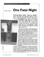 One fatal night