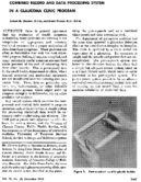 Combined record and data processing system in a glaucoma clinic program