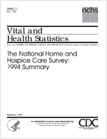 The National Home and Hospice Care Survey  1994 summary