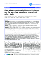 Maternal exposure to polychlorinated biphenyls and the secondary sex ratio an occupational cohort study