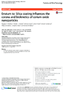 Erratum to Silica Coating Influences the Corona and Biokinetics of Cerium Oxide Nanoparticles