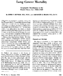 Lung cancer mortality