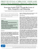 Promoting Health Equity Through the Power of Place Perspective and Partnership