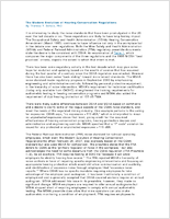 The Modern Evolution of Hearing Conservation Regulations