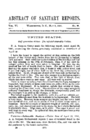 Abstract of sanitary reports  v VI no 19 May 8 1891