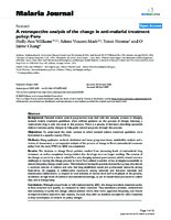 A retrospective analysis of the change in antimalarial treatment policy Peru