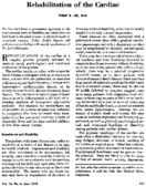 Rehabilitation of the cardiac