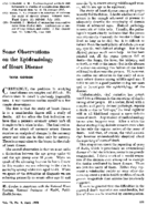 Some observations on the epidemiology of heart disease