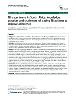 TB tracer teams in South Africa knowledge practices and challenges of tracing TB patients to improve adherence