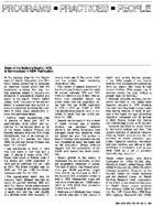 Programs Practices People