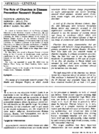 The role of churches in disease prevention research studies