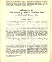 Estimates of the true number of human brucellosis cases in the United States