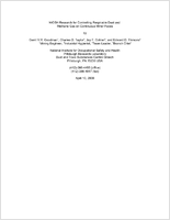NIOSH Research for Controlling Respirable Dust and Methane Gas on Continuous Miner Faces