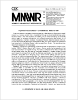 MMWR Morbidity and Mortality Weekly Report Vol 47 No 11 April 3 1998