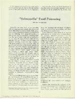 Salmonella food poisoning