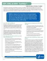 DDT DDE ak DDD  ToxFAQs  CAS  50293 72559 72548