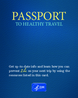 CDC passport to healthy travel