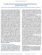 Surveillance Systems to Track Progress Toward Polio Eradication  Worldwide 20152016