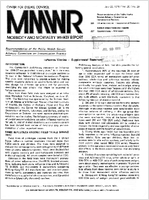 MMWR Morbidity and Mortality Weekly Report July 16 1976  Vol 25  No 28