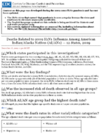 Deaths Related to 2009 H1N1 Influenza Among American IndianAlaska Natives AIANs  12 States 2009