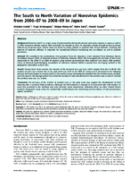 The South to North Variation of Norovirus Epidemics from 200607 to 200809 in Japan