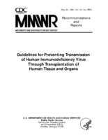 Morbidity and Mortality Weekly Report Recommendations and Reports May 20 1994  Vol 43  No RR8