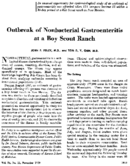 Outbreak of nonbacterial gastroenteritis at a Boy Scout ranch