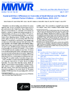 Racial and Ethnic Differences in Homicides of Adult Women and the Role of Intimate Partner Violence  United States 20032014