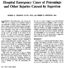 Hospital Emergency Cases Of Poisonings And Other Injuries Caused By Ingestion
