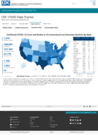 Confirmed COVID19 deaths in US correctional and detention facilities by state Oct 10 2020